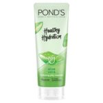 Pond'S Healthy Hydration Gel Facial Cleanser For Fresh, Hydrated Skin, Aloe Vera With 100% Natural Origin Aloe Vera Extract & Vitamin B3 (Niacinamide), 100 ml