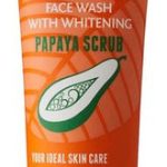 Junsui Face Wash Whitening Papaya Scrub 100g